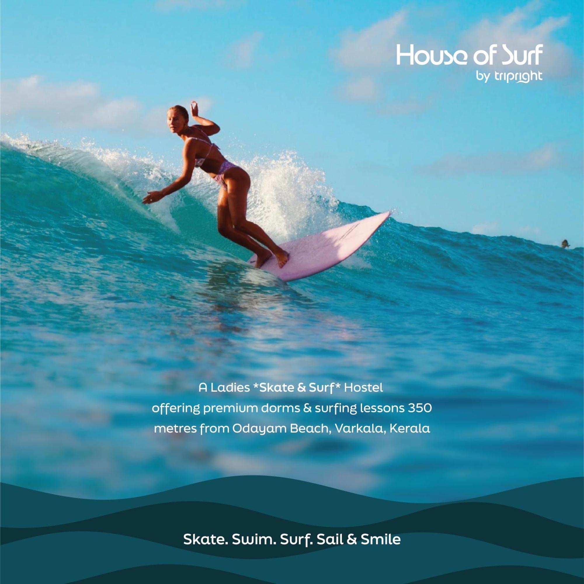 House Of Surf Hostel For Women Varkala Eksteriør billede